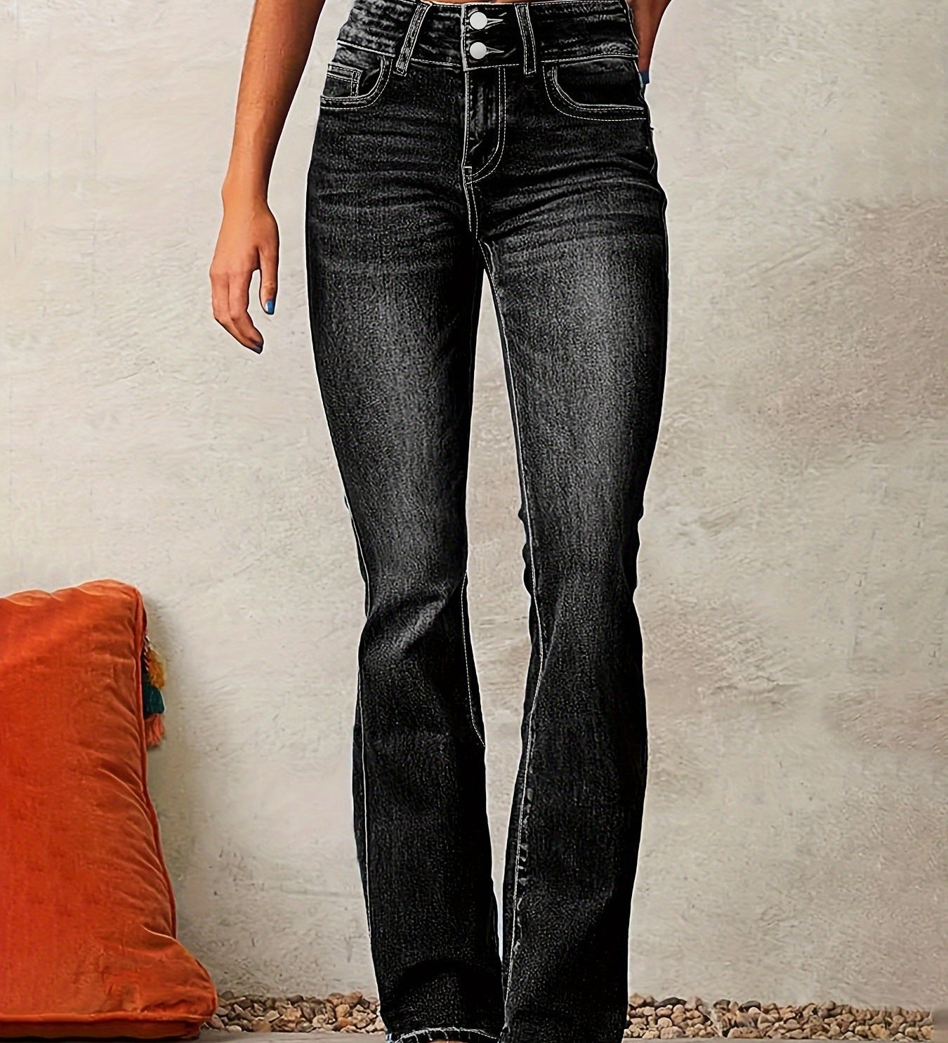 Dianne – Trendi Magas Derékú Bővülő Farmer