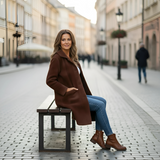 Anna | Klasszikus Egysoros Kabát Klapkákkal