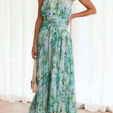 Aloysia - Virágmintás Maxi Ruha