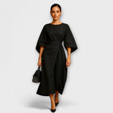 Petra - Elegáns ruha hosszú ujjakkal