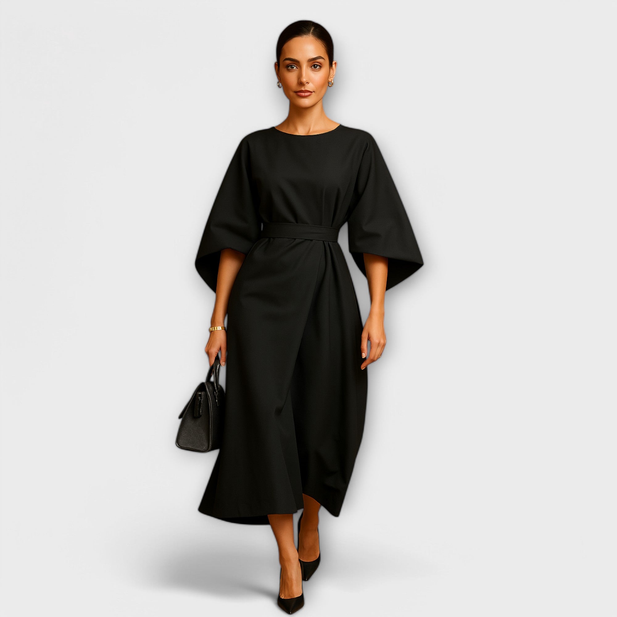 Petra - Elegáns ruha hosszú ujjakkal