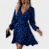 Judit - Rövid ruha leopárd mintával