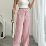 Alina - Elegáns Csíkos Nadrág Zsebekkel