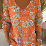 CAMILLE | V-kivágású Kötött Pulóver