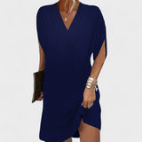 Bernadett - Elegáns ruha nyitott ujjal