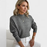 Flóra - Magas nyakú blúz