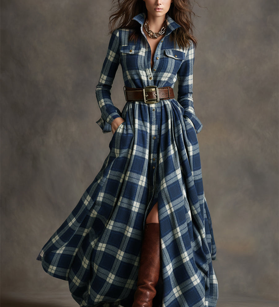 Hanna | Maxi retro ruha