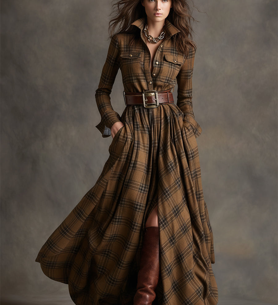 Hanna | Maxi retro ruha