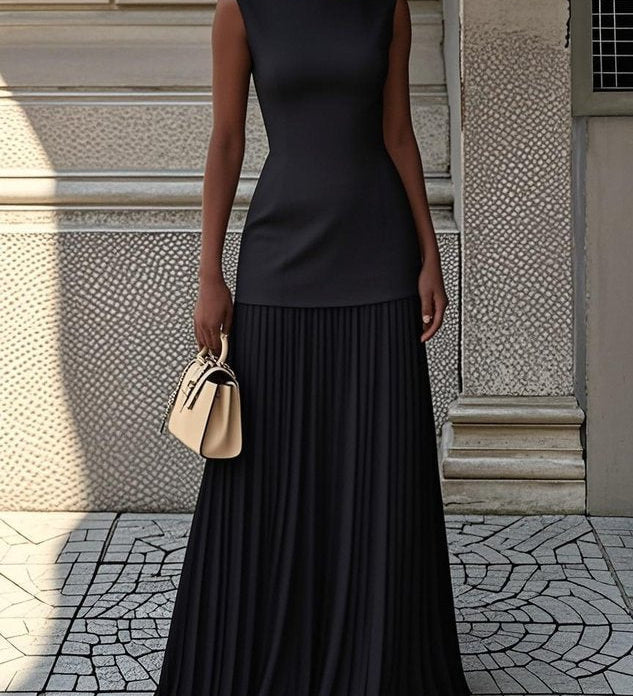 Serena | Pliszírozott Maxi Ruha