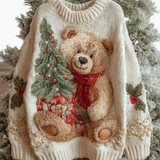 Gyöngyi – Karácsonyi pulóver ünnepi részletekkel