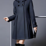 Solvara™ - Stílusos Kabát Zsebekkel és Kapucnival