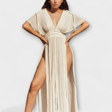 Aliz - Görög stílusú maxi nyári ruha kengyelekkel