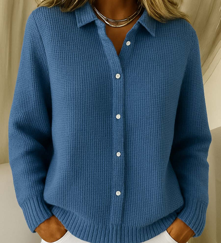 Réka | Klasszikus kötött gombos kardigán