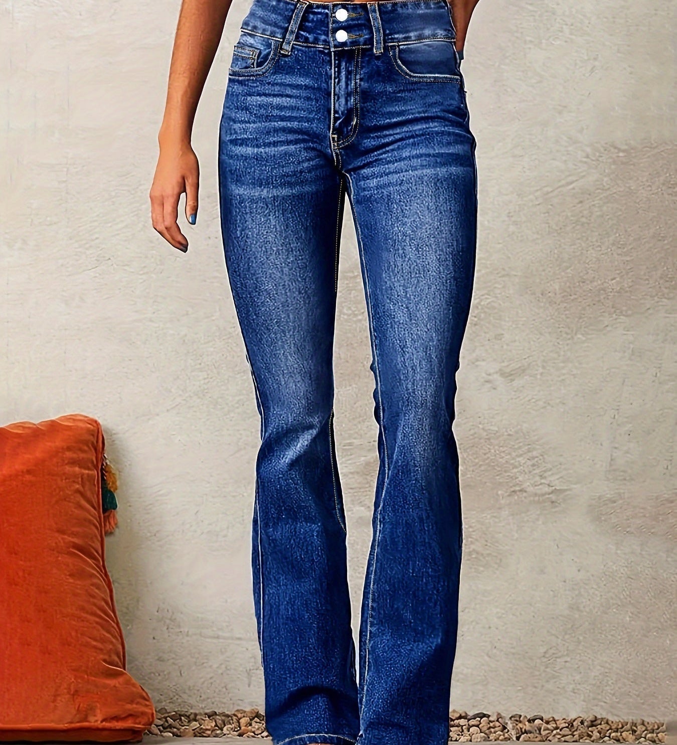 Dianne – Trendi Magas Derékú Bővülő Farmer