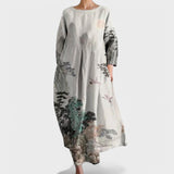 Dorina - Színes ruha V-kivágással