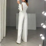 Azlina - Egy Vállú Nadrágos Jumpsuit