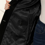 Irini - Egysoros gombolású téli trench kabát