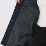 Irini - Egysoros gombolású téli trench kabát